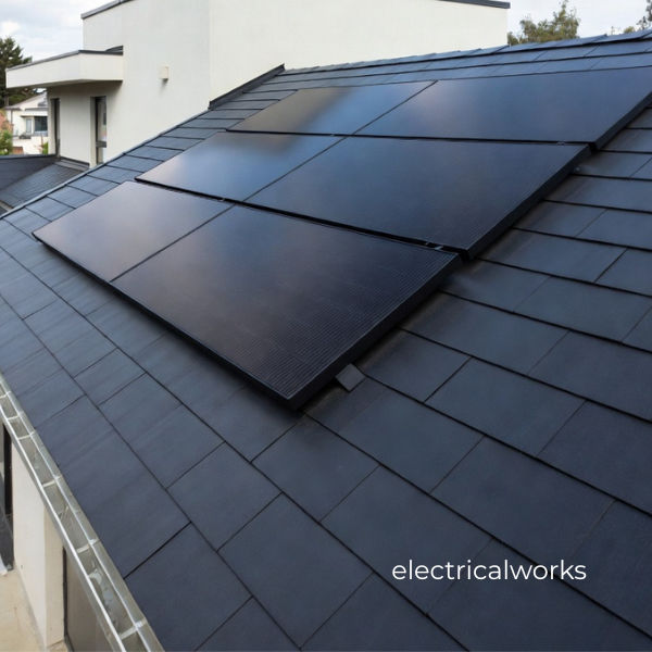 All-black monocrystalline panels on natural slate — colour-matched solar in South West London MCS