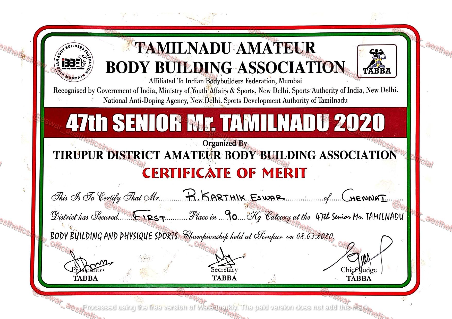 Certificate 2