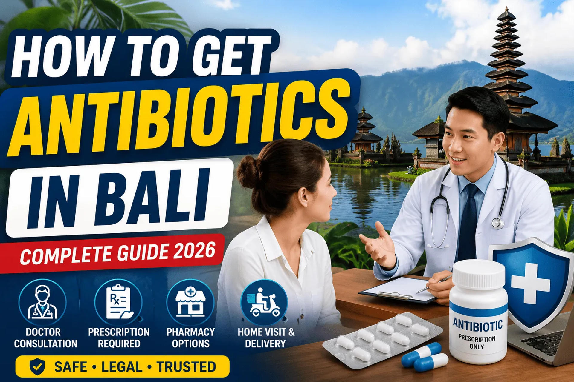 Doctor consultation in Bali for antibiotics prescription