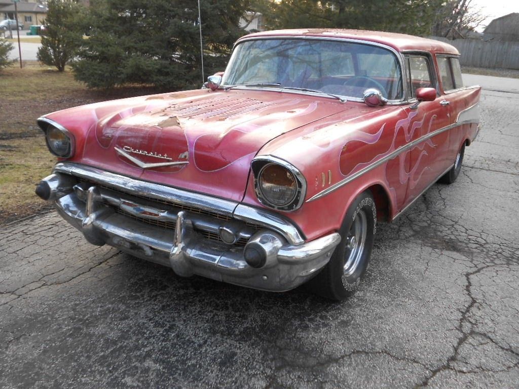 1957 Chevrolet Bel Air Nomad Barn Find 1970s Custom Show Car Driver La Machine For Sale 9610