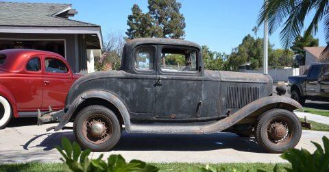 Barn find 1932 Ford Coupe Original Paint and Parts!! for sale