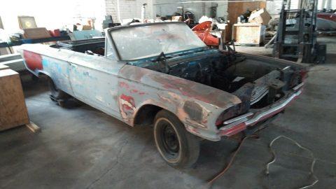 1963 Ford Galaxie 500 Convertible Project Barn Find for sale