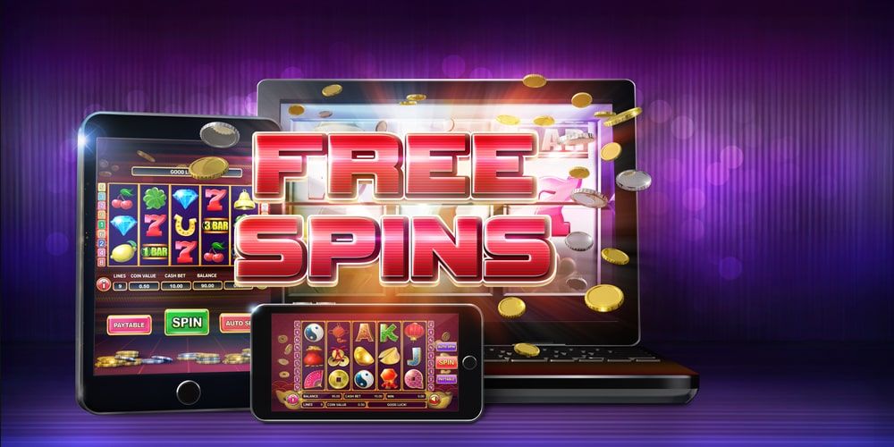 A promotion advertising a free spins deposit bonus.