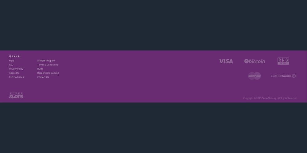 Safety and security features at SuperSlots.