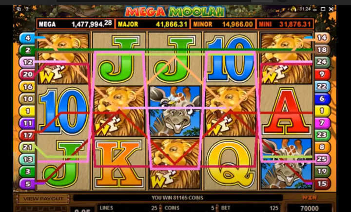 A graphic showing a massive jackpot amount on a slot machine screen.