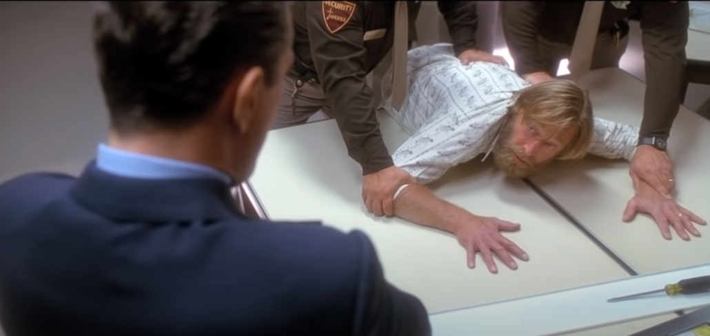 A tense scene from the movie Casino.