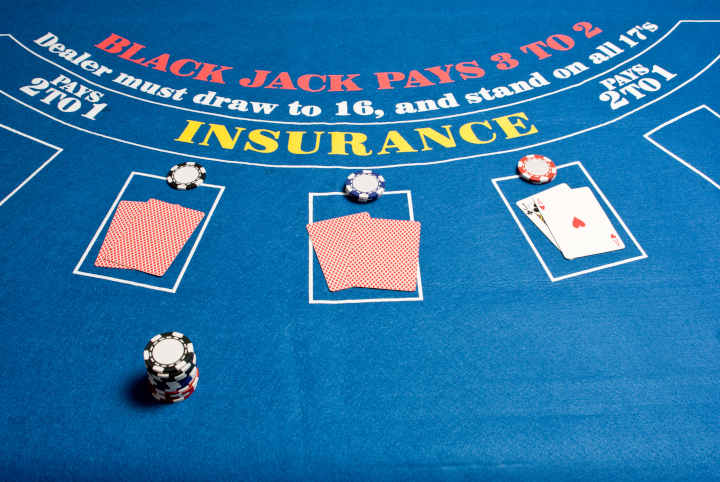 Dealer showing an Ace, a situation where players should not double down.