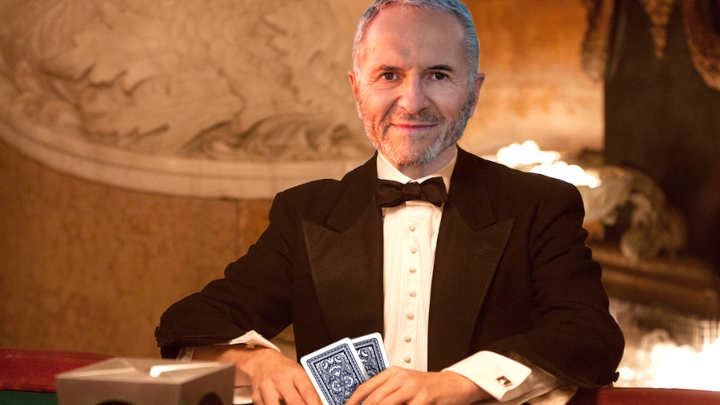 Photo of Edward Thorp, a pro blackjack player and author.