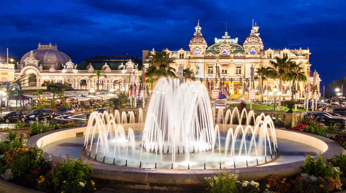 The iconic Monte Carlo Casino in Monaco