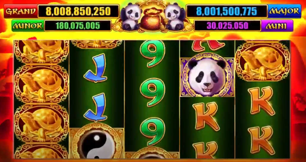 Panda Chi Asian-themed Facebook slot game.