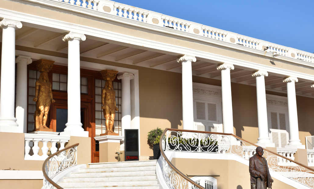 Exterior view of the Dragonara Casino in Malta at dusk