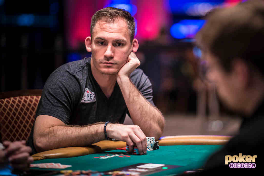 Justin Bonomo after a major tournament win.