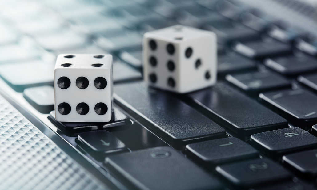 A person using a smartphone to play online casino games, highlighting mobile compatibility.