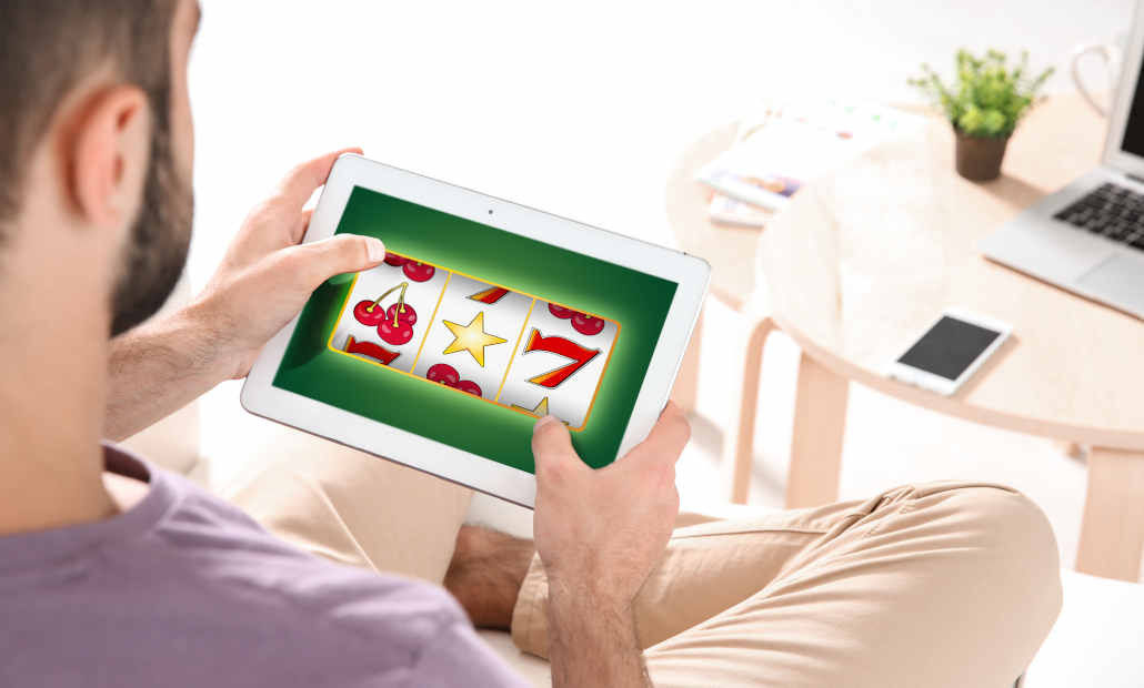 A collage of popular online slot game logos