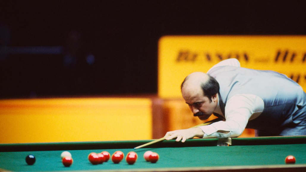 Portrait of the late snooker player Willie Thorne