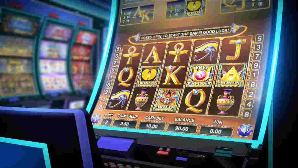Comparing a traditional slot machine with a skill-based one.