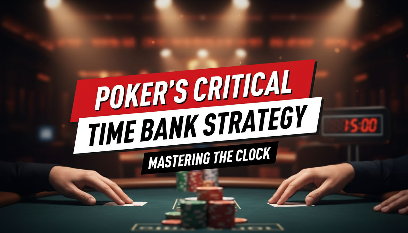 Poker Tanking Strategy: When to Think, When to Act