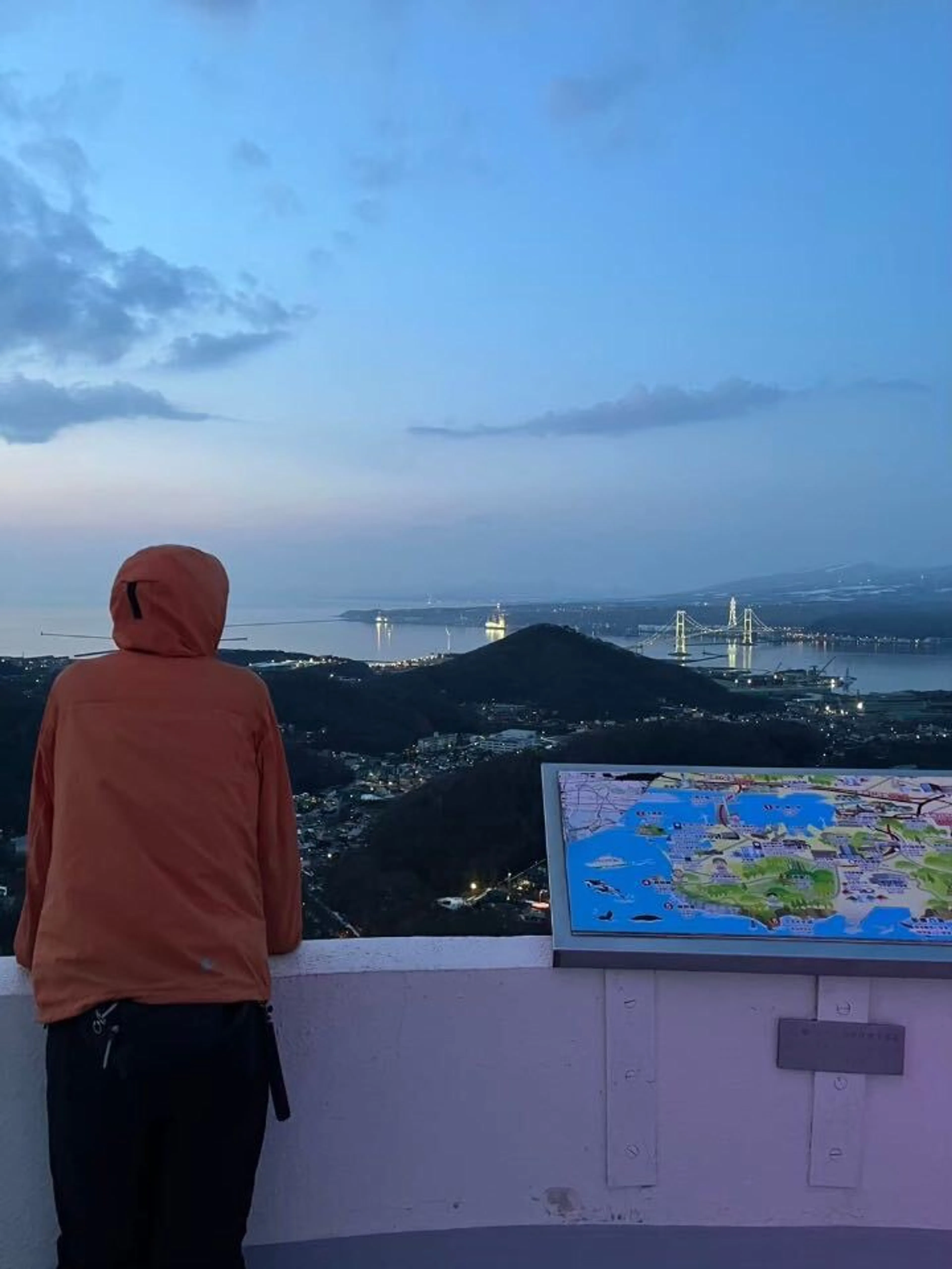 室蘭の測量山より