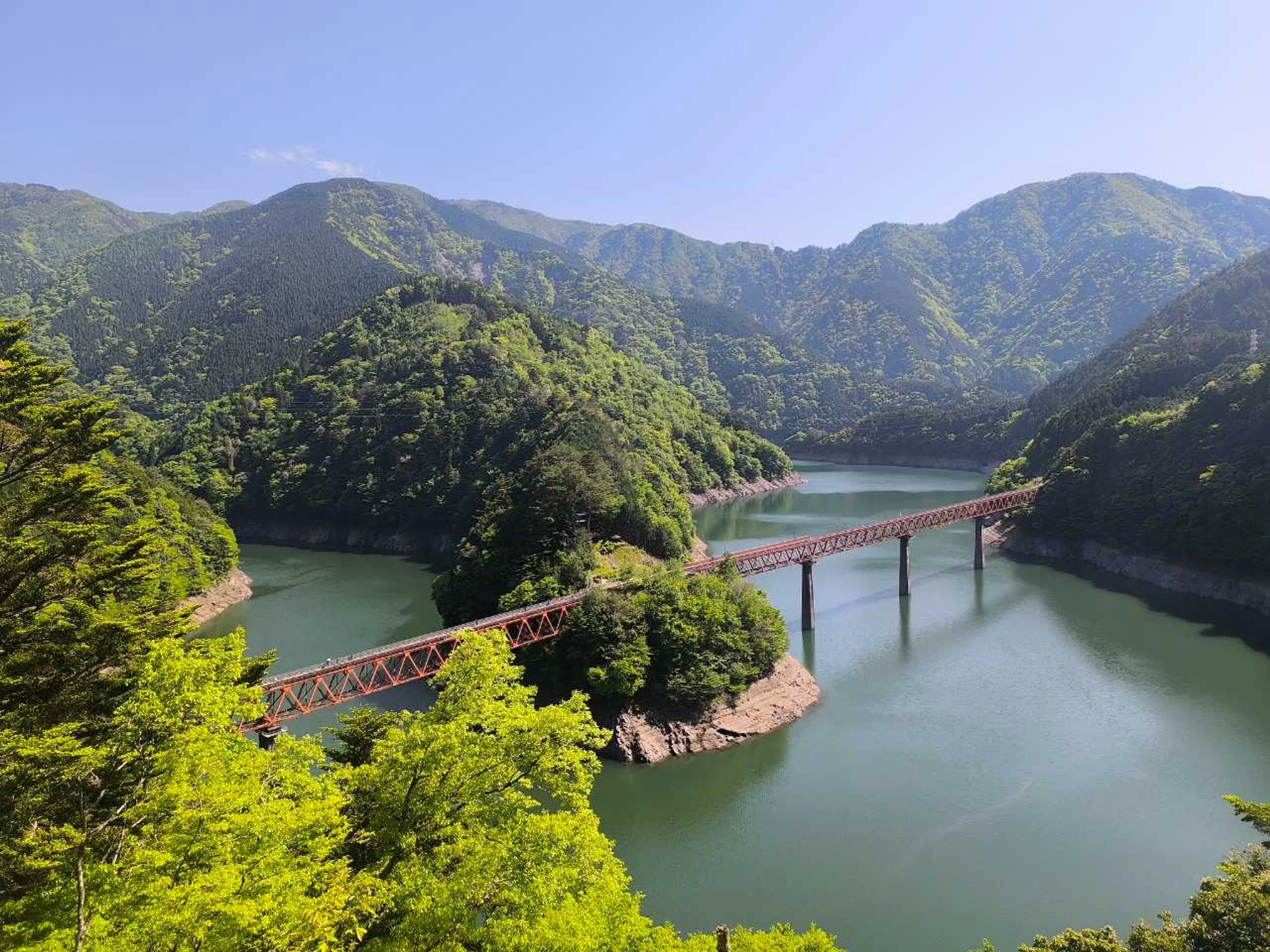 かの有名な奥大井湖上駅