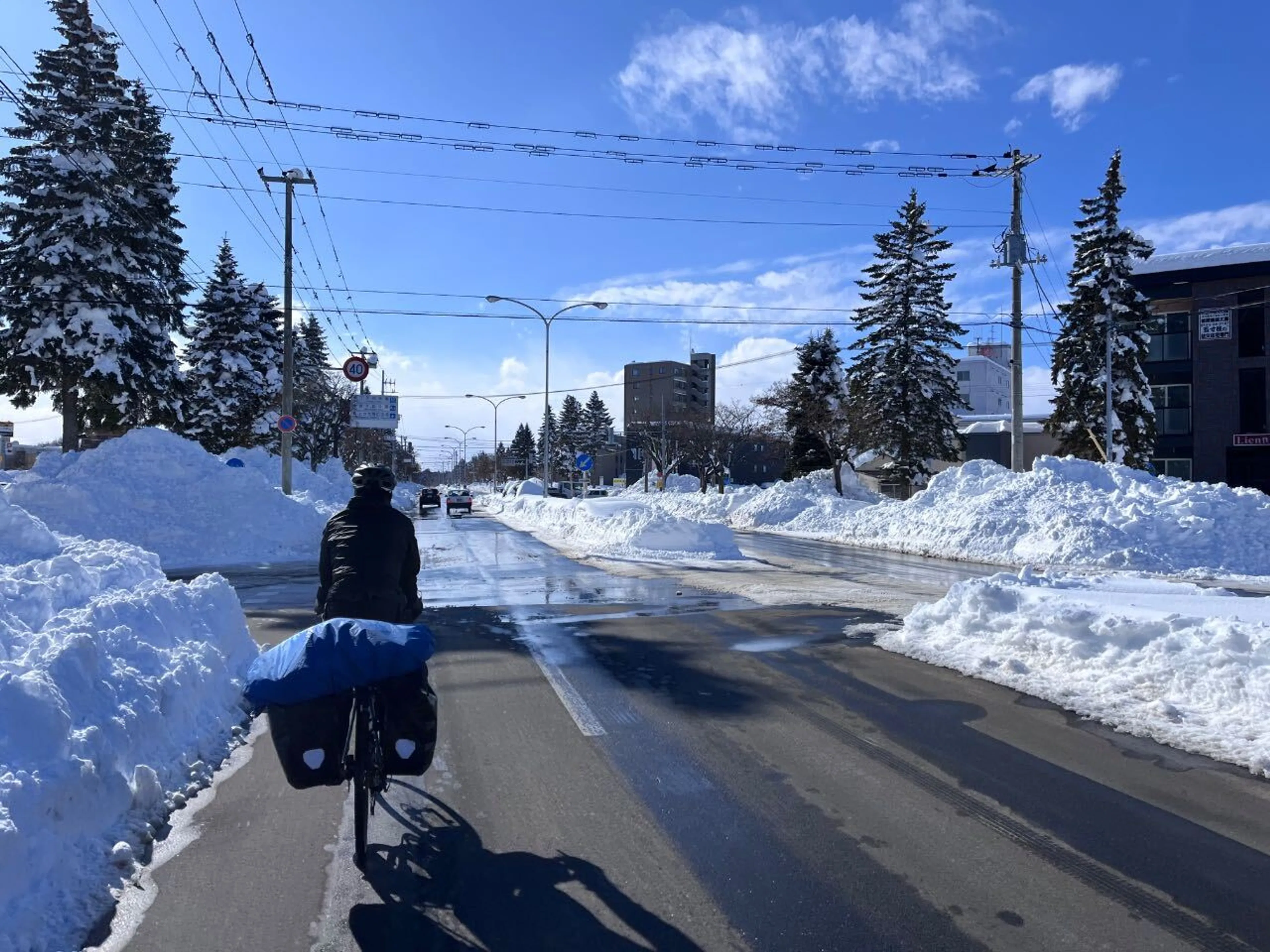 24時間降雪量日本一を記録して２日後の帯広