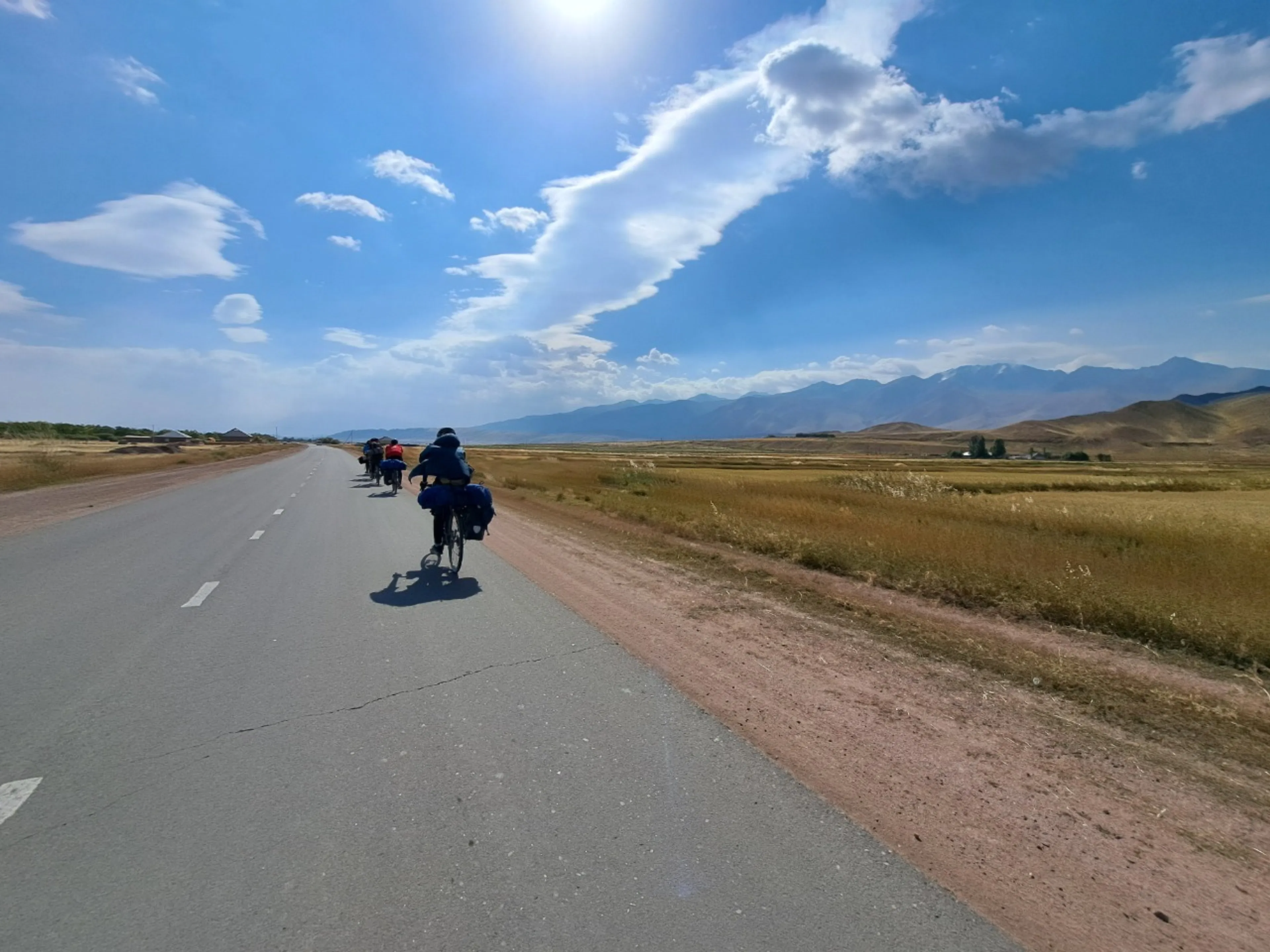 快晴&追い風。気持ちいぃ