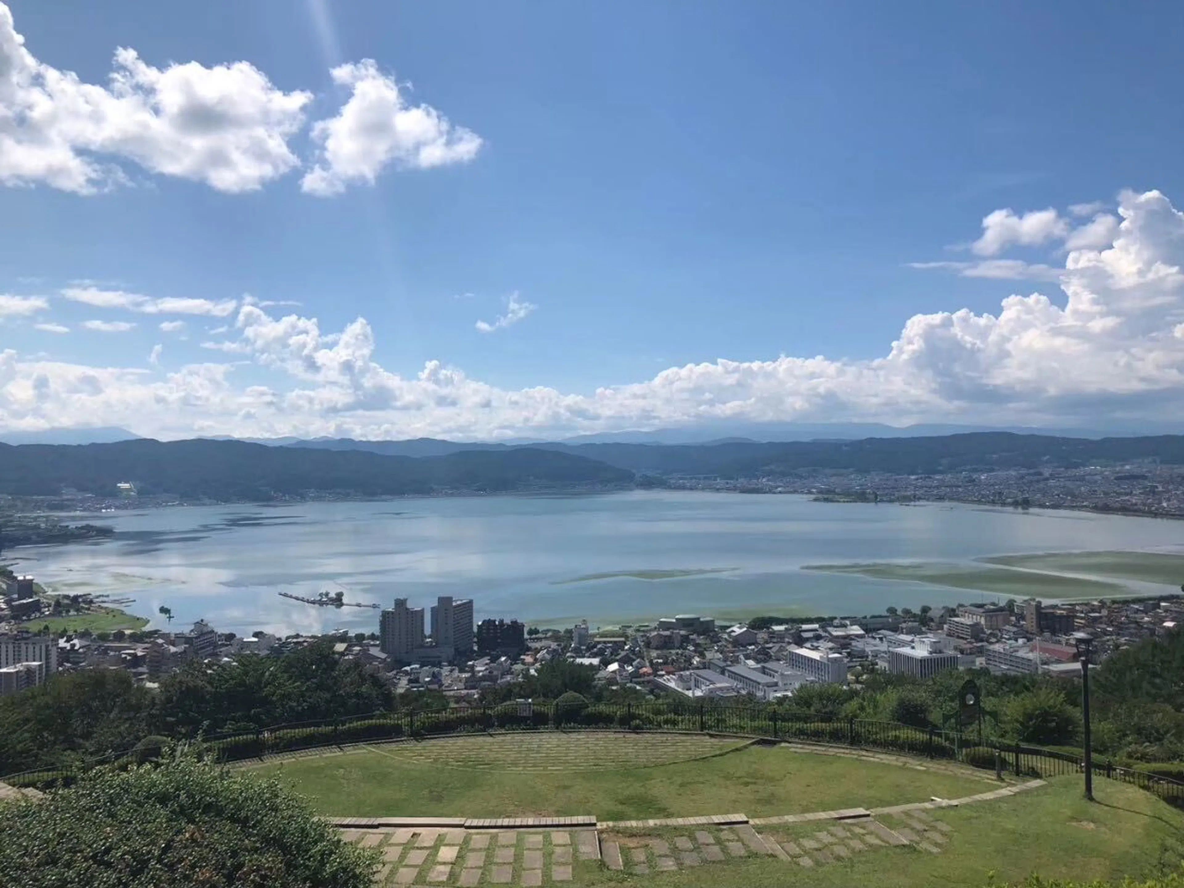 ここは雄一涙が出た場所（立石公園）