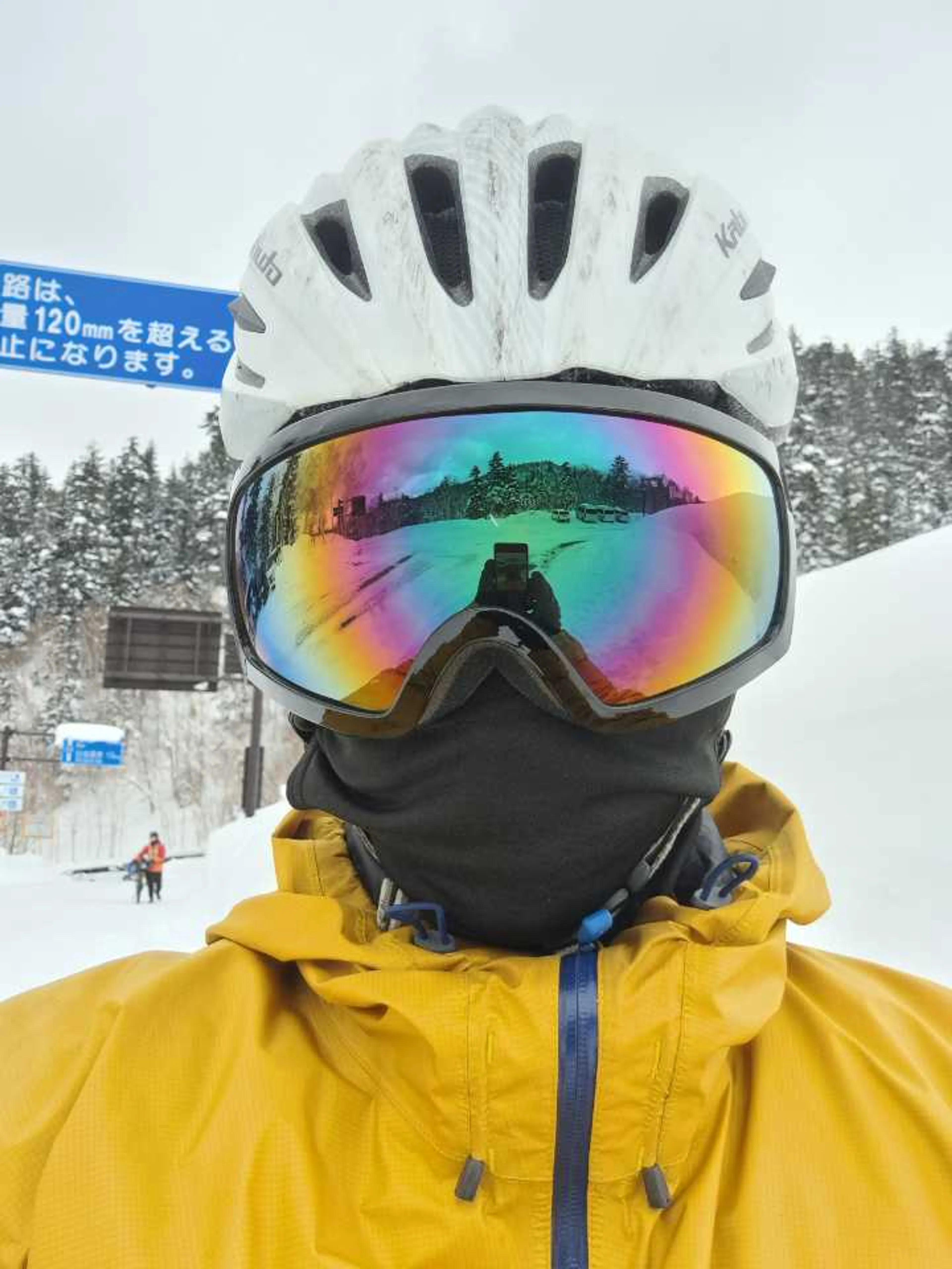 冬のダウンヒルだぜ