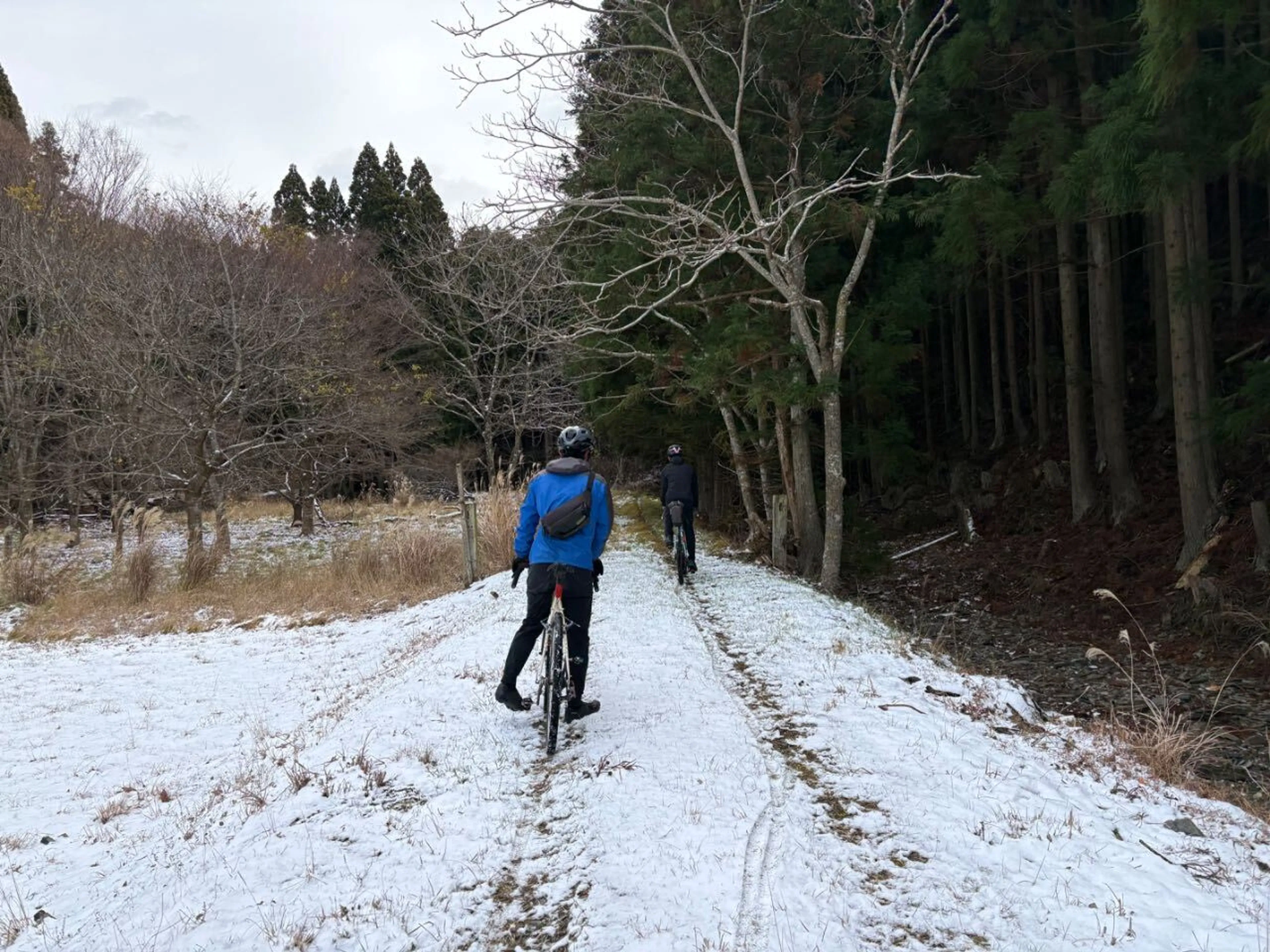 12月の2週目くらいに行ったので雪が、、！