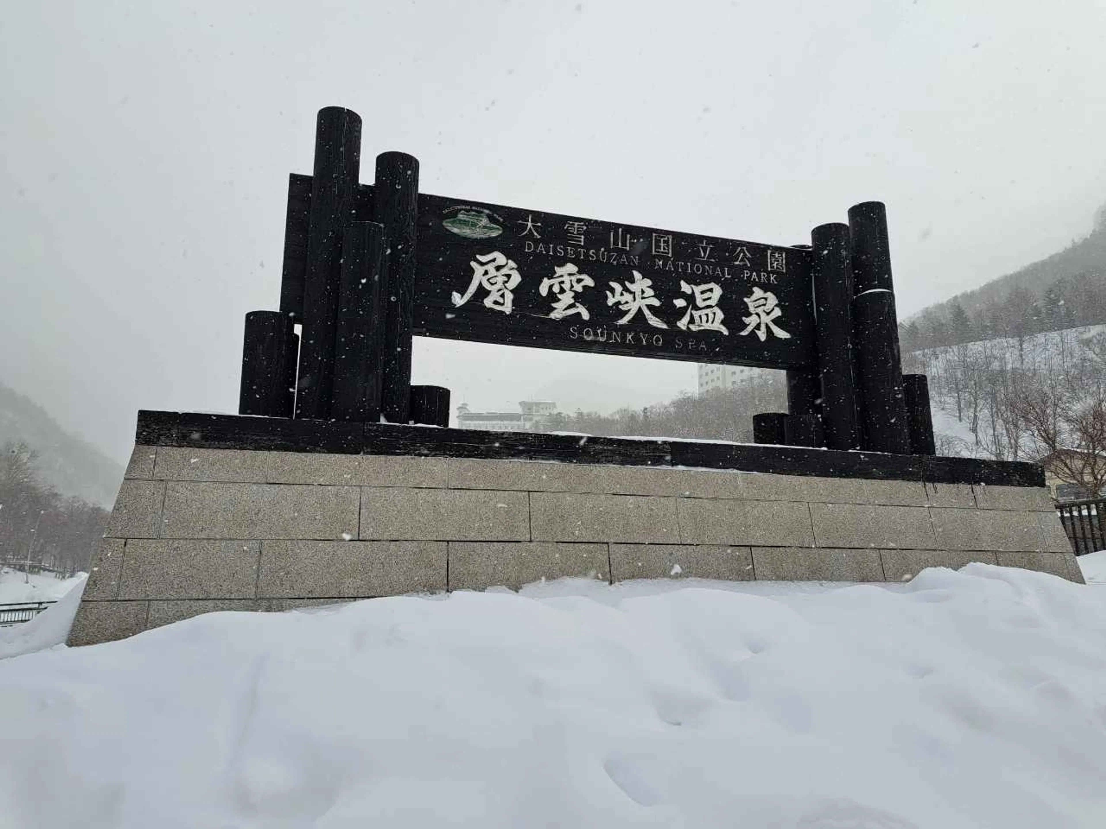 軽く吹雪いてた