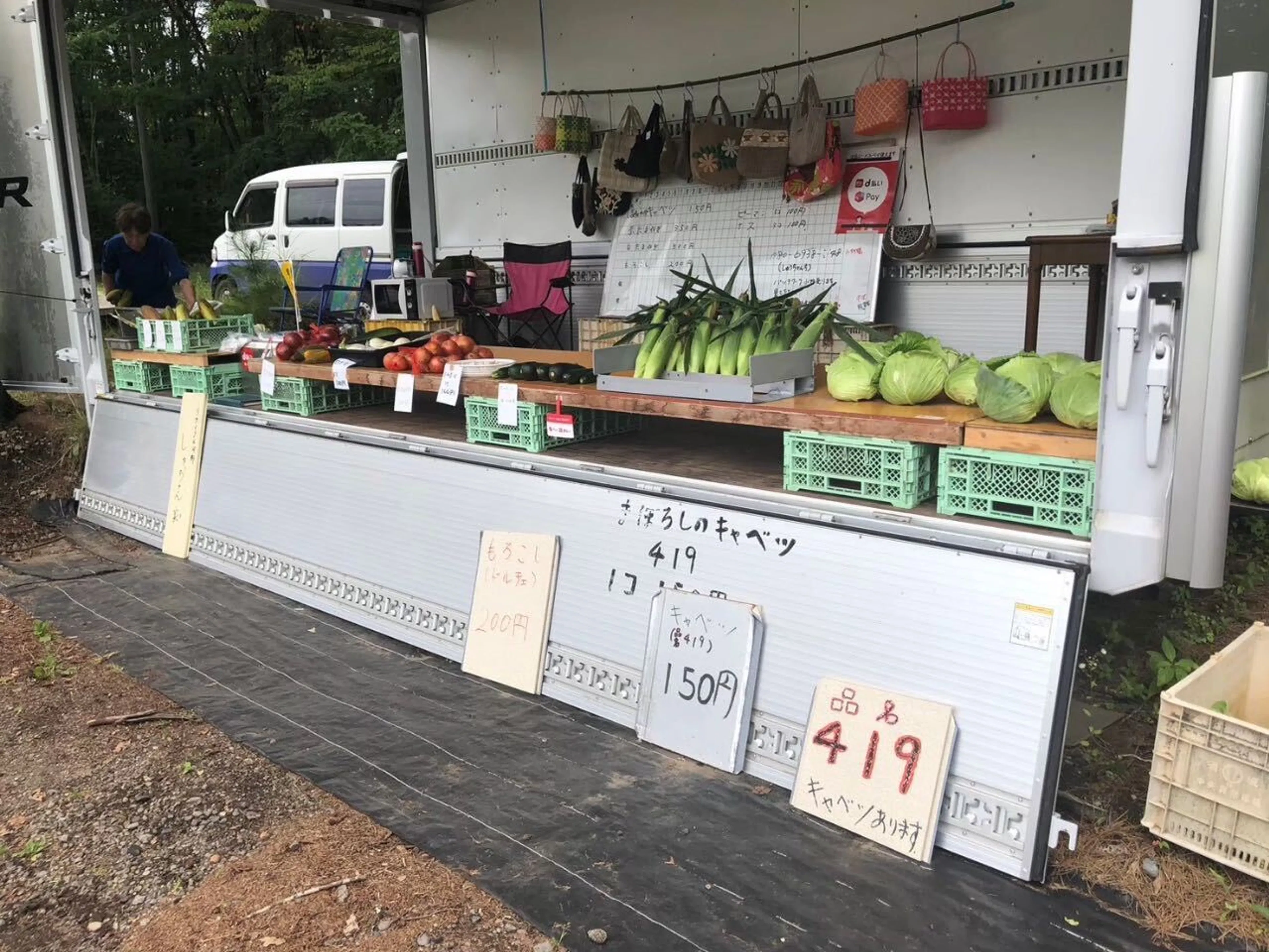 信州の人はいいよー。野菜をタダでくれる。