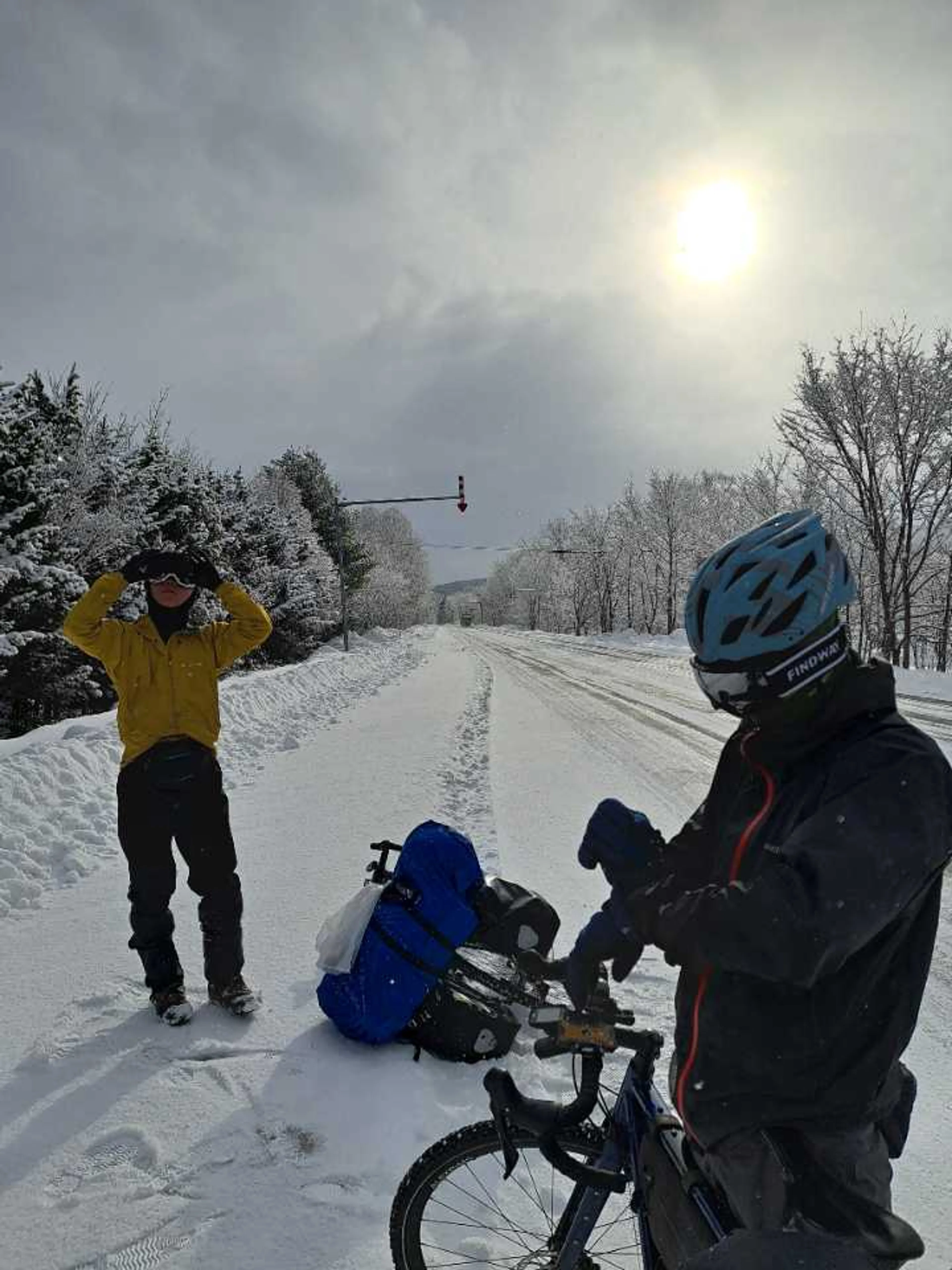 雪ランですね～