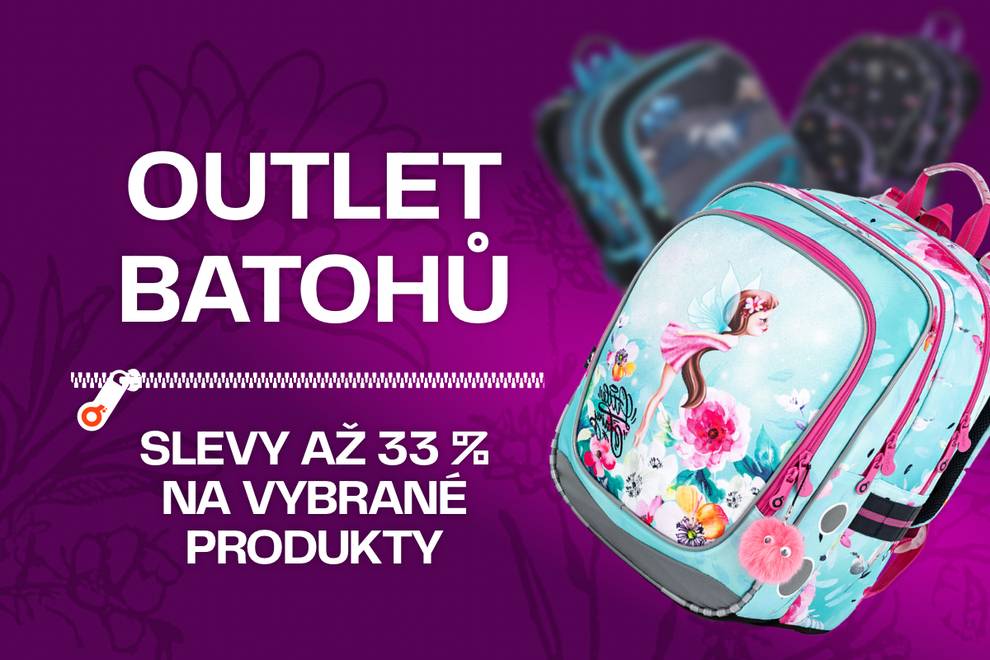 Outlet batohů se slevami až 33 % 🎒
