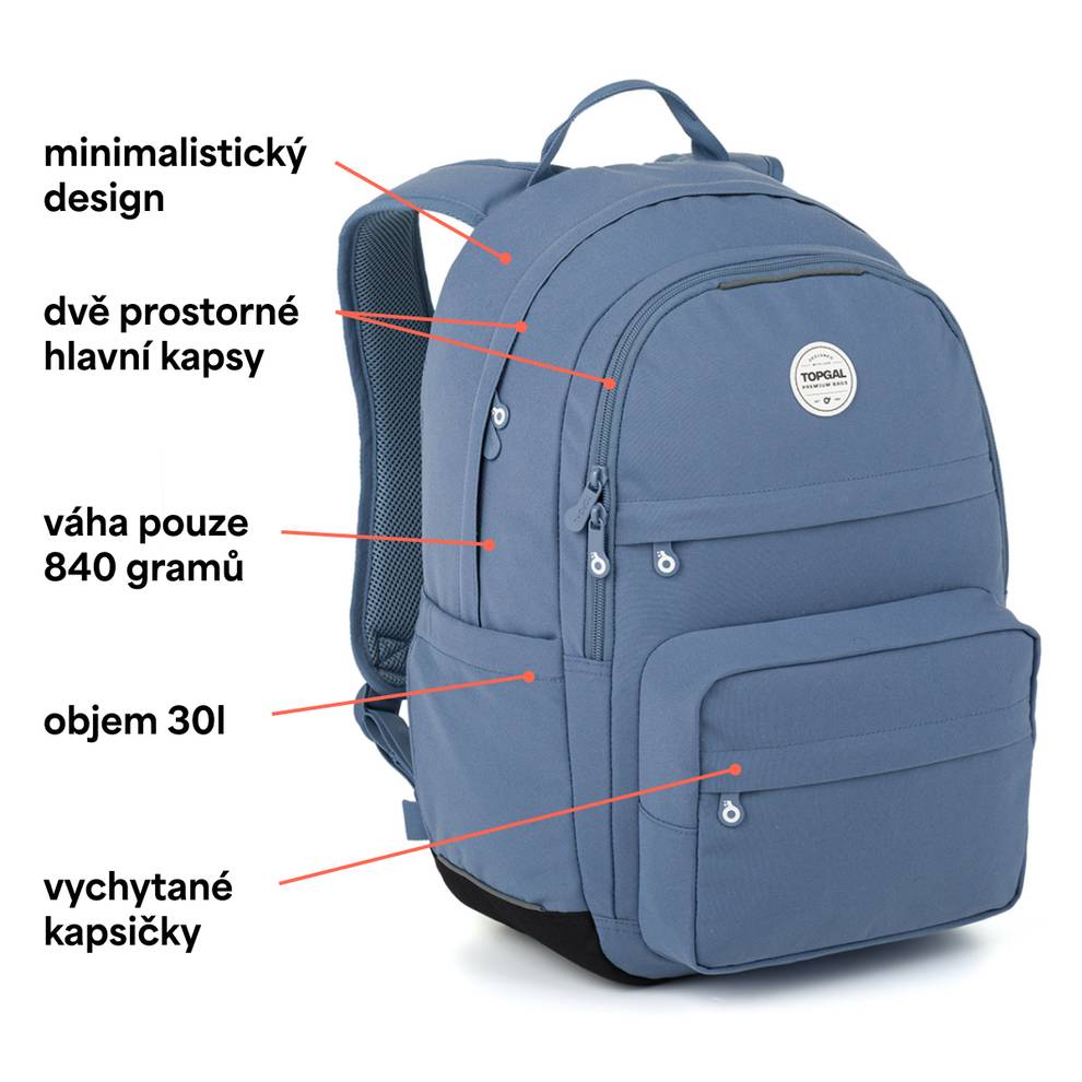 Studentský batoh SANY - přední pohled