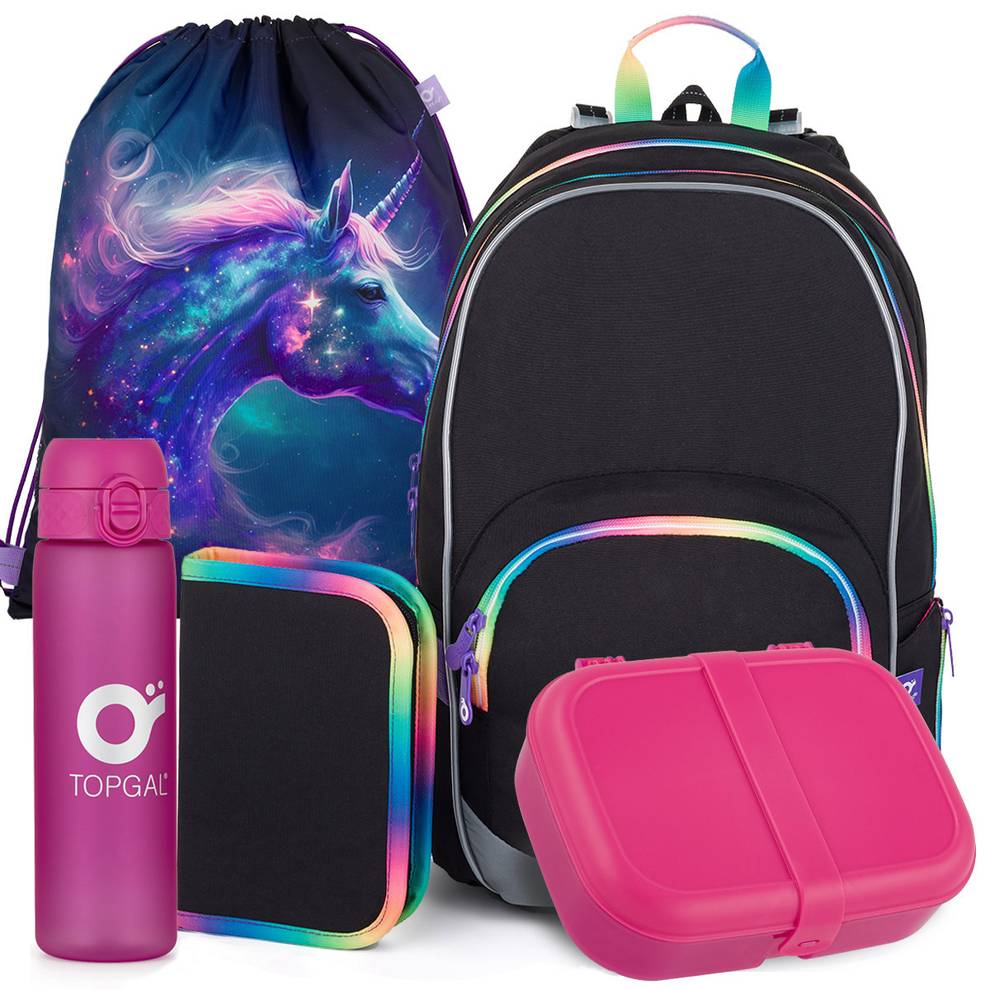Leichter Schulrucksack-Set, 5-tlg. KIMI 25010 SET EXTRA