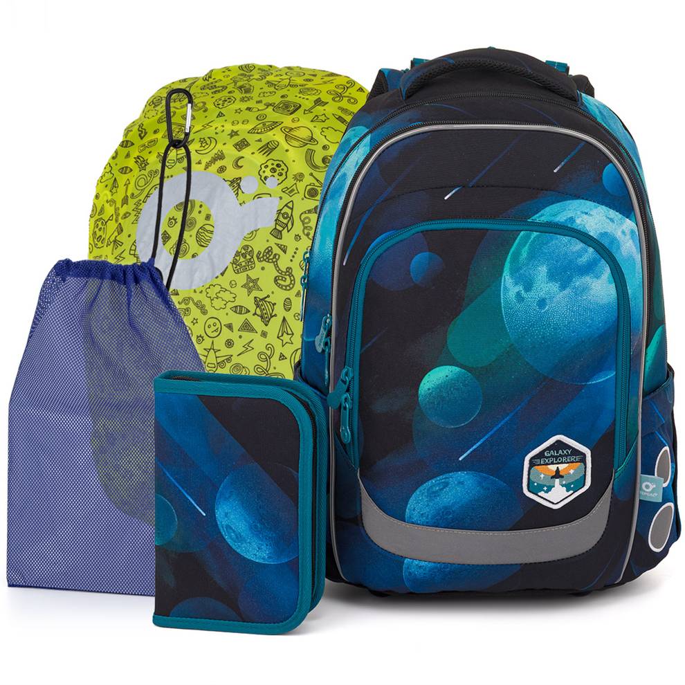 School backpack set 4 in 1 LORI 25076 SET 4IN1