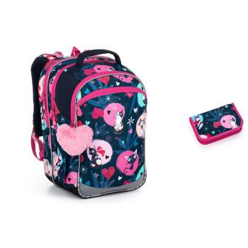 School backpack set 2 in 1 COCO 22054 SET SMALL