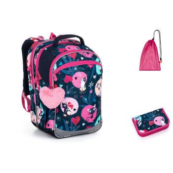 School backpack set 3 in 1 COCO 22054 SET MEDIUM