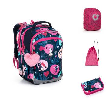 School backpack set 4 in 1 COCO 22054 SET LARGE