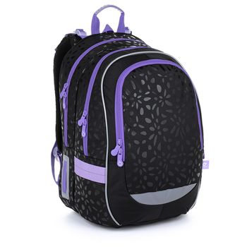 Plecak szkolny czarny z khaki wzorem CODA 23017