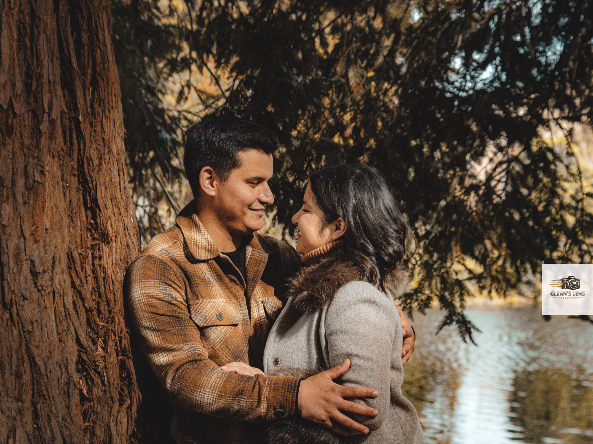 Romantic couples moment