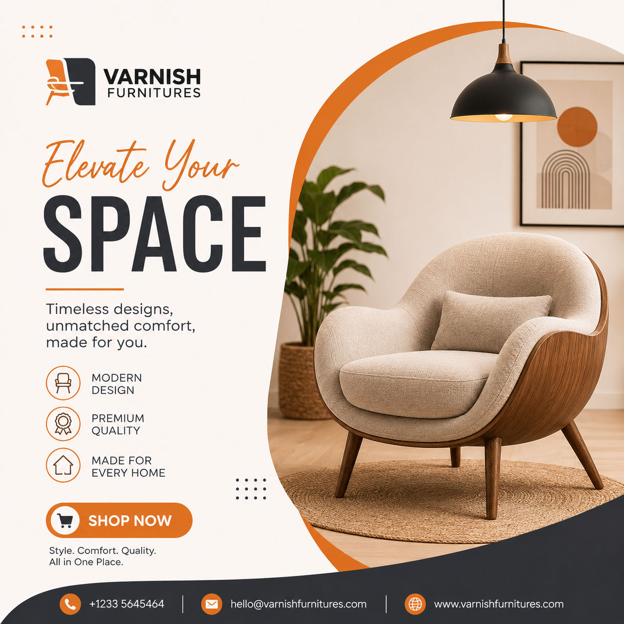 OKTA188 Elegant Chairs – Desain Modern, Nyaman & Berkualitas Tinggi