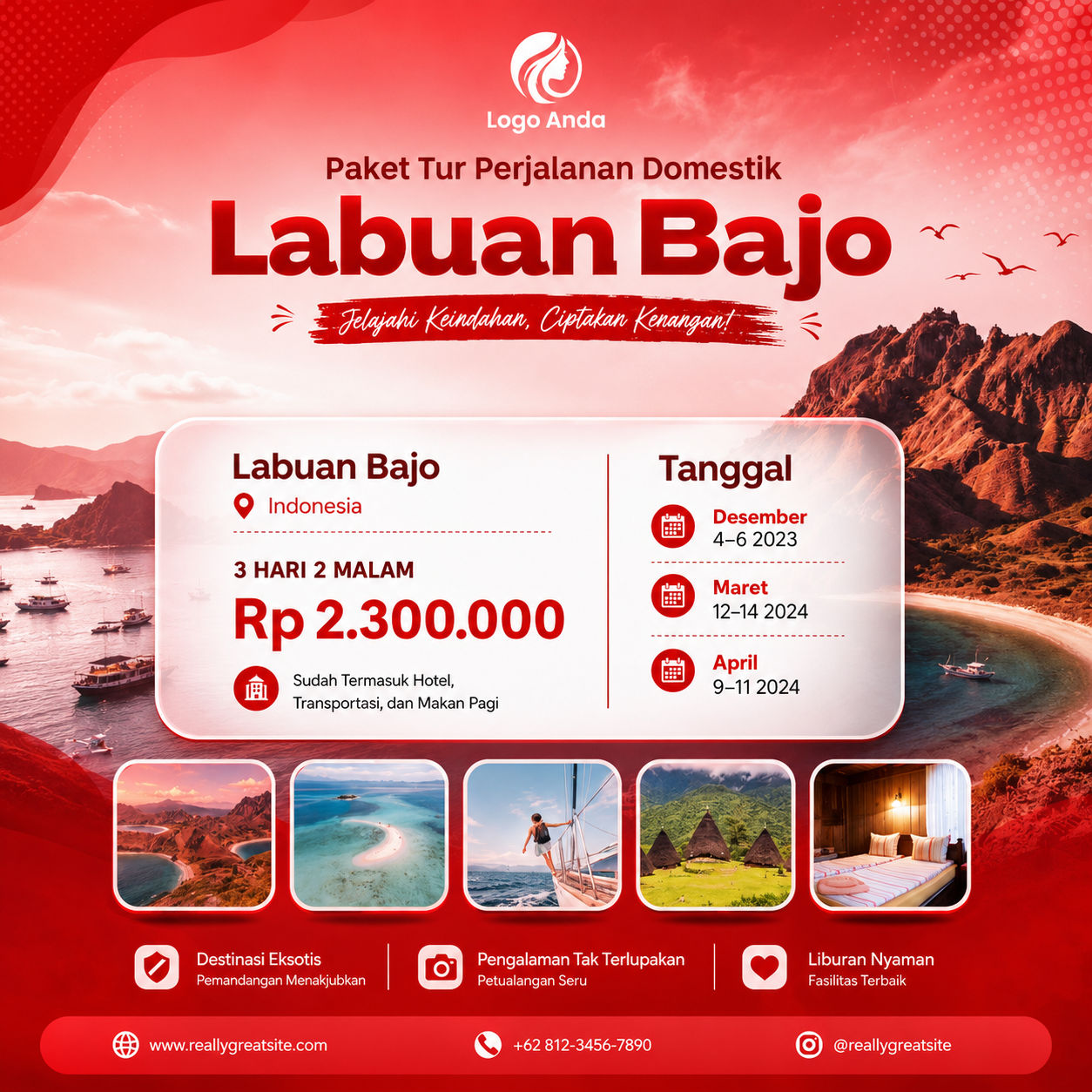 KOMBO99 Open Trip Indonesia 2026 | Paket Wisata Murah & Terlengkap