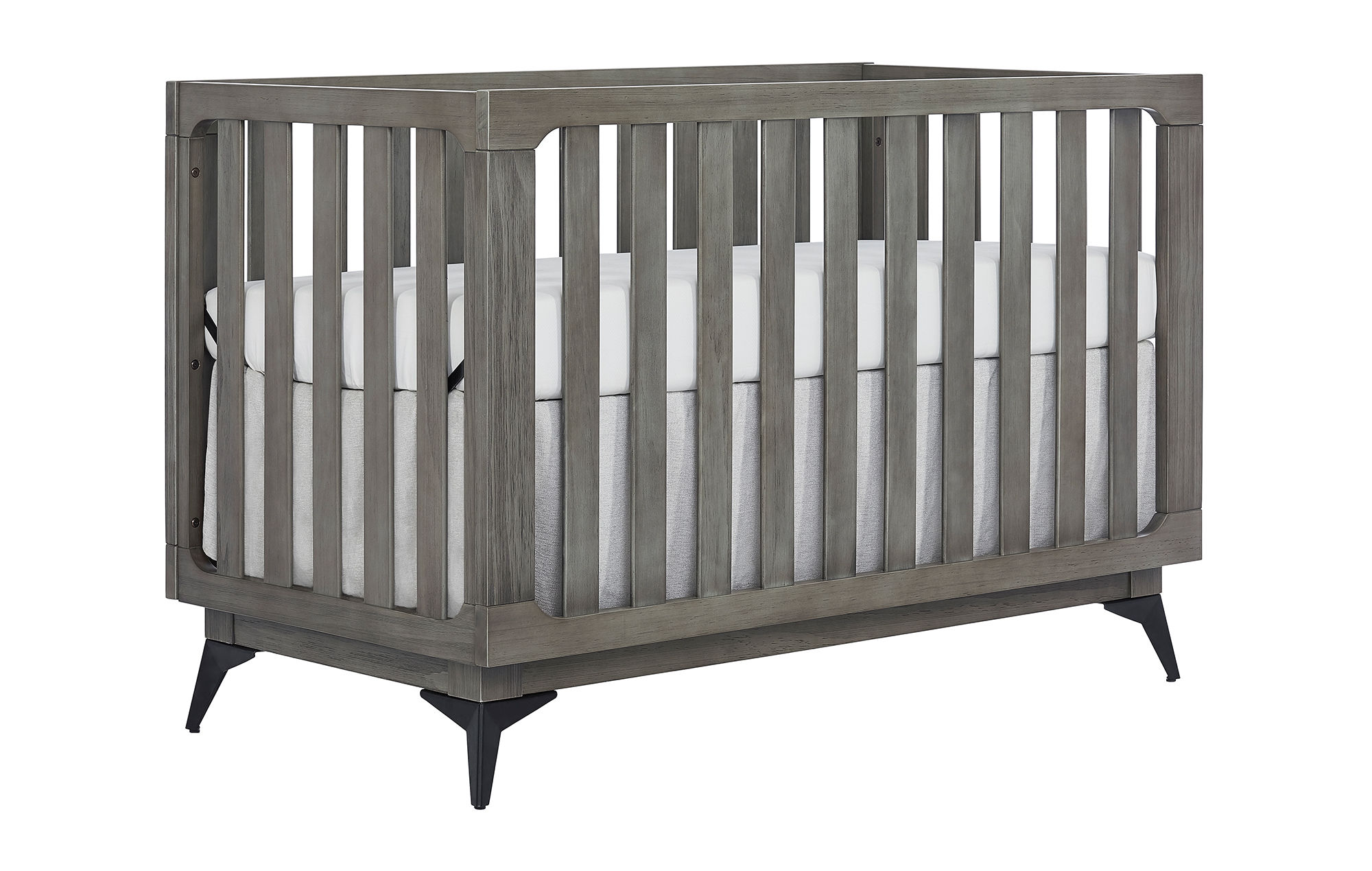 770BR-WGREY Ultra Modern II Convertible Crib