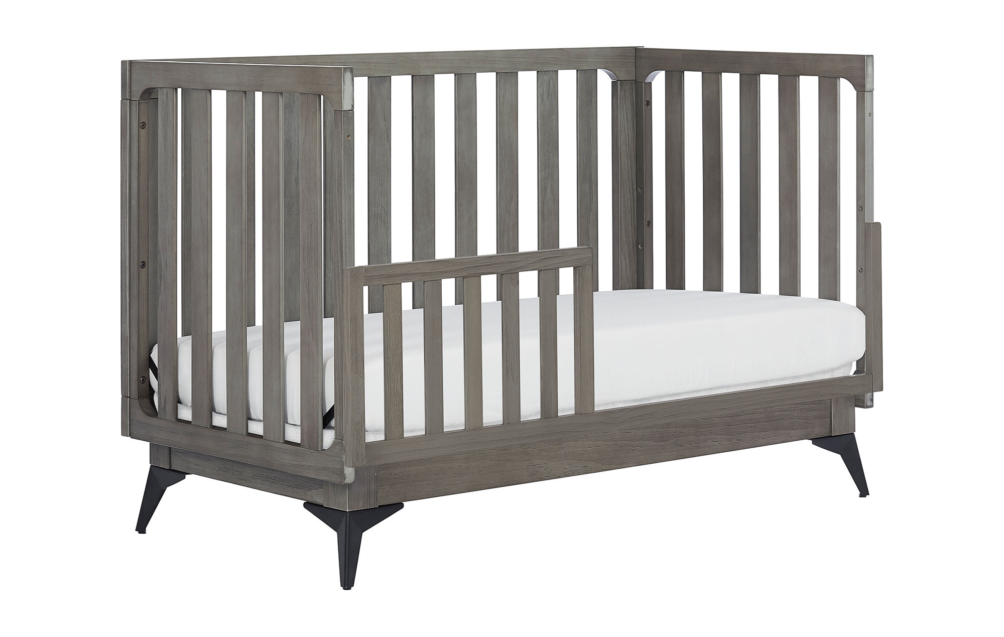 770BR-WGREY Ultra Modern II Toddler Bed