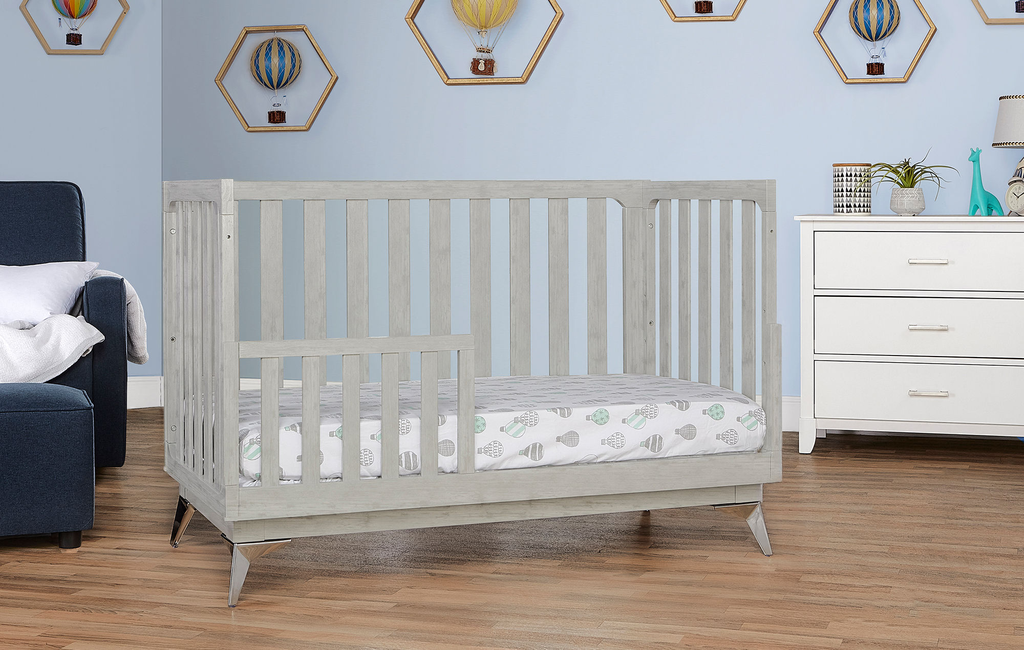 770BR-PG Ultra Modern II Toddler Bed