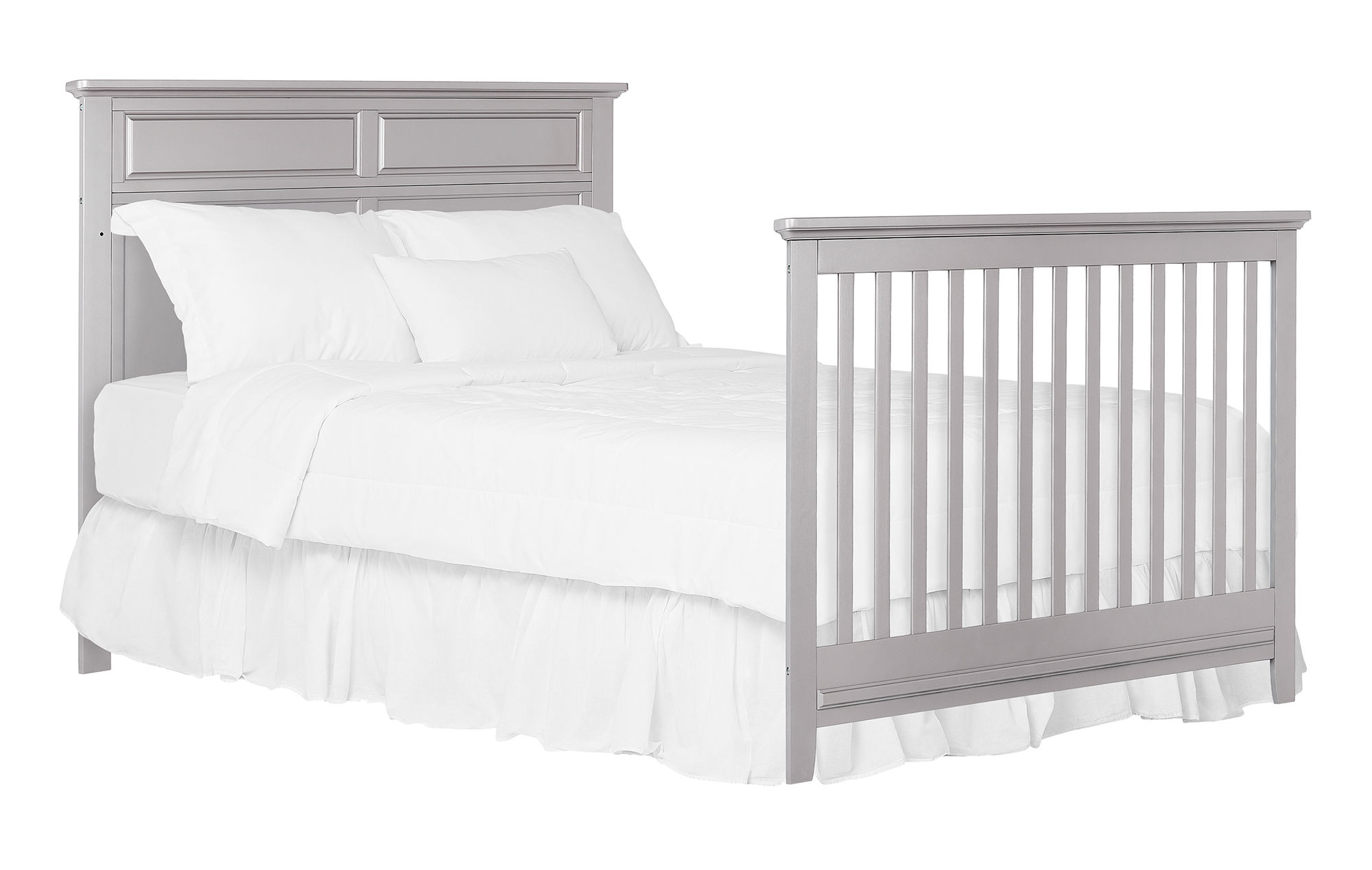 774-MGREY Fairview Full Size Bed Headfoot