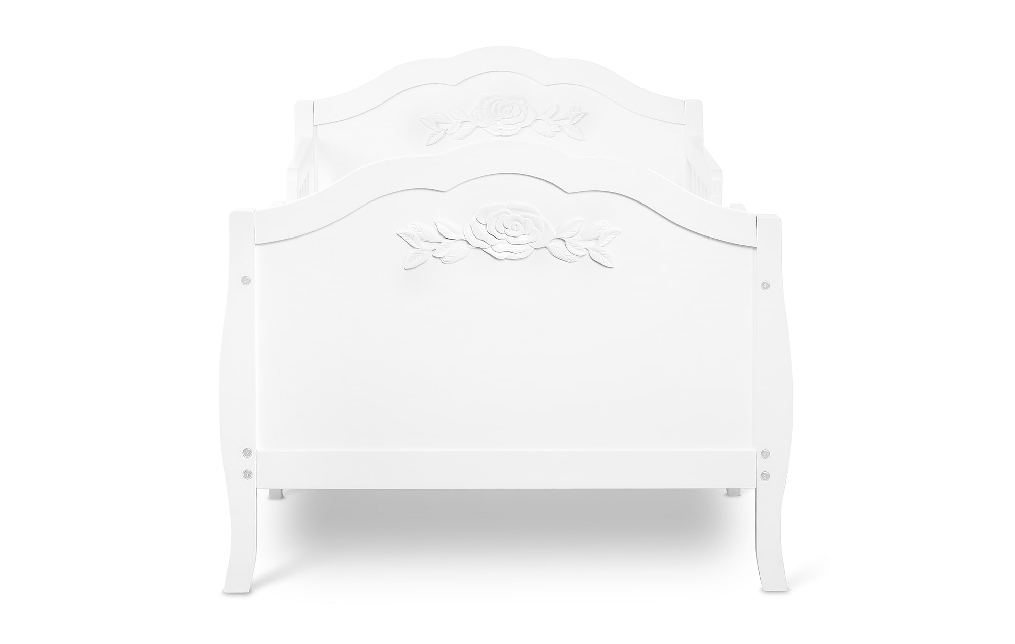 640_WHT Rose Toddler Bed Silo 5