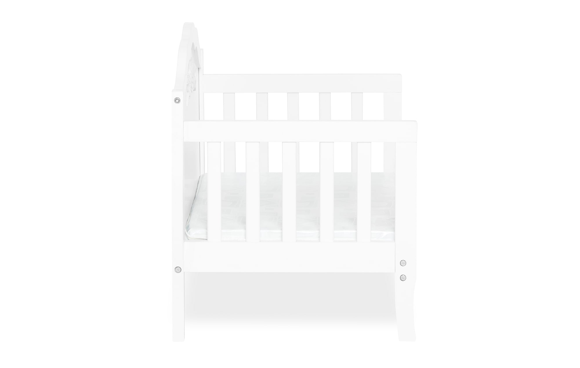 640_WHT Rose Toddler Bed Silo 10