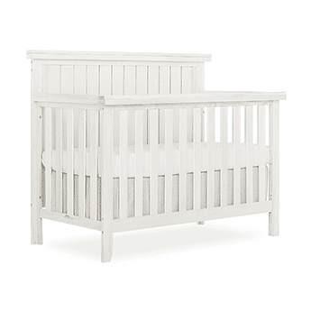 Sweetpea Red Wood 4-in-1 Convertible Crib