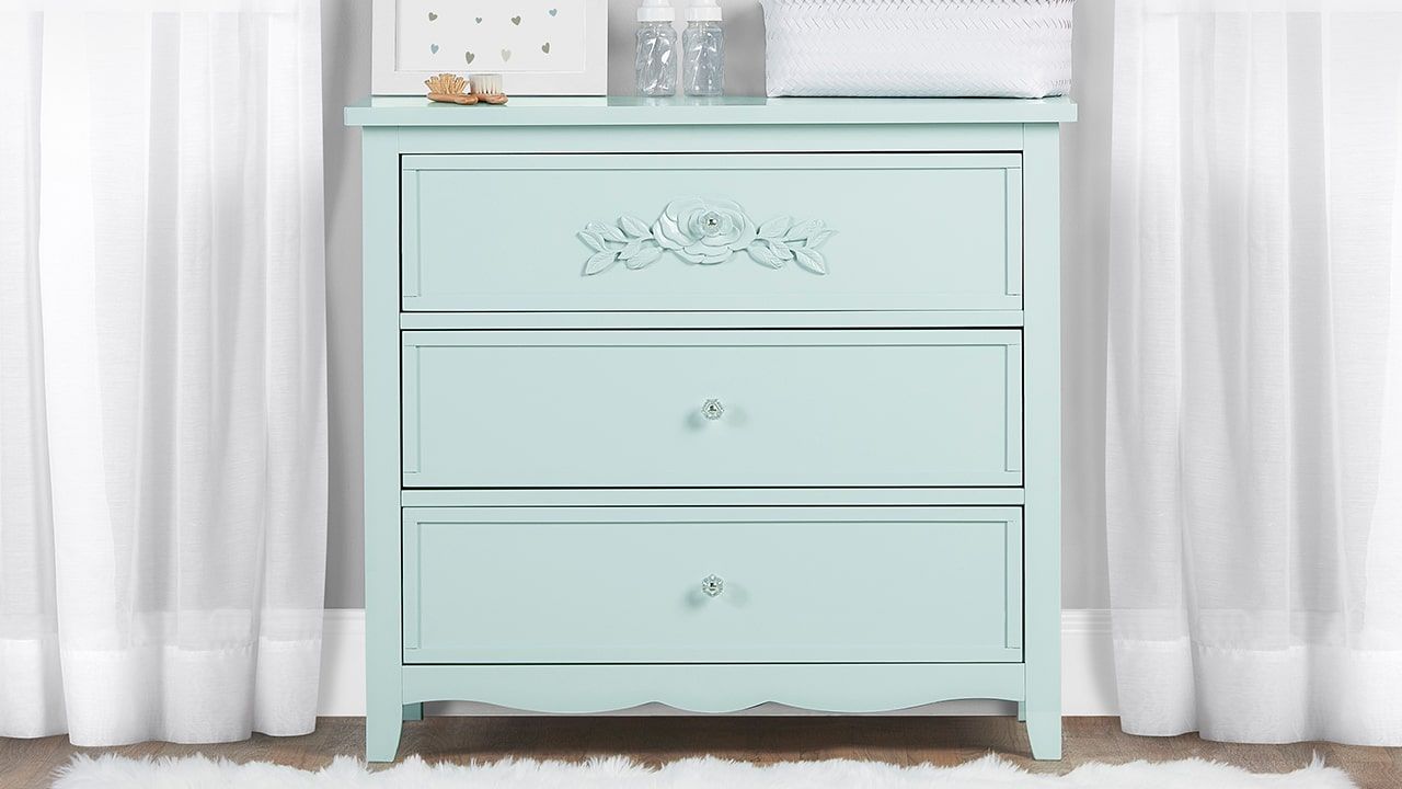  SweetPea Baby ‎ 781-LG Double Dresser, Sea Foam Green : Home &  Kitchen